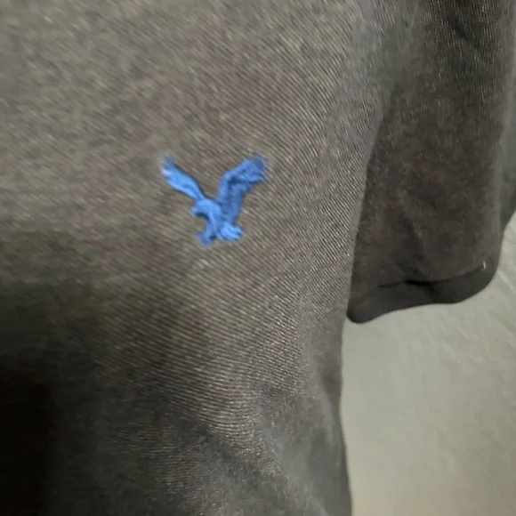 American Eagle Mens Cotton Classic Fit Short Sleeve Solid Polo Shirt S - Picture 4 of 7